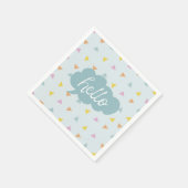 Cute Pastel Hallo Servet (Hoek)