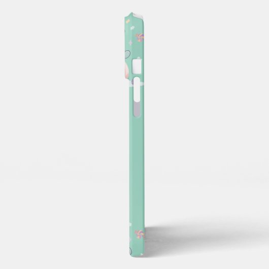 Cute Pastel Halloween Design iPhone Hoesje (Linkerkant)