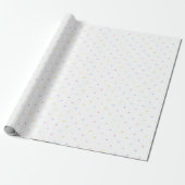 Cute Pastel Hart Verjaardags Inpakpapier (Uitgerold)