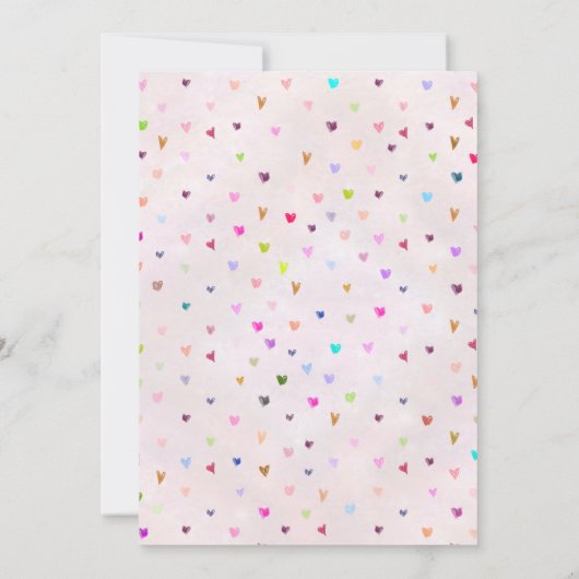 Cute Pastel Kaart (Achterkant)