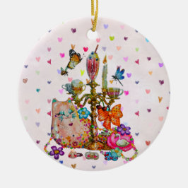 Cute Pastel Keramisch Ornament