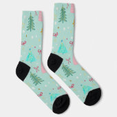 Cute Pastel Kerst Soks Sokken (Rechts)