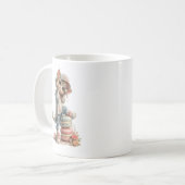 Cute Pastel Kitten Macaron Lover Coffee Mug Koffiemok (Voorkant links)