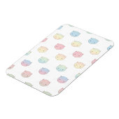 Cute Pastel Kitty Cat Facts Pattern Magneet (Linkerzijde)
