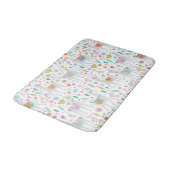 Cute Pastel Llama Pattern Badmat (Gekanteld)