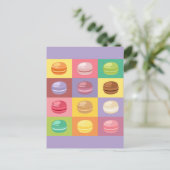 Cute Pastel Macaron Pop Art Briefkaart (Staand voorkant)