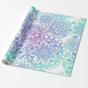 Cute Pastel Mandala Pattern Cadeaupapier