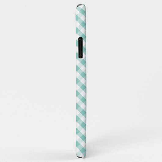 Cute Pastel Mint Gingham Pattern Case-Mate iPhone Case (Achterkant/rechts)