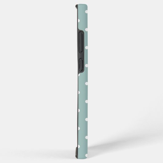Cute Pastel Mint Green With White Polka Dot Spots  Samsung Galaxy Hoesje (Rechterkant)