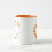 Cute Pastel Orange Shiba Inu | Custom Christmas Mok (Midden)