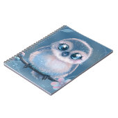 Cute Pastel Owl Art Notebook Notitieboek (Linkerzijde)