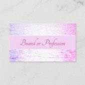 Cute Pastel Paars Pink Ocean Sunset Reflection Visitekaartje (Voorkant)