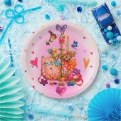 Cute Pastel Papieren Bordje (Feest)