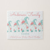 Cute Pastel Persoonlijk kerstcadeau Elf Legpuzzel (Horizontaal)