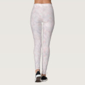 Cute Pastel Pink Bokeh Leggings (Achterkant)