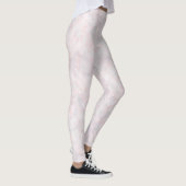 Cute Pastel Pink Bokeh Leggings (Rechts)