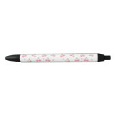 Cute Pastel Pink Cherry Pattern Ink Pen (Voorkant)