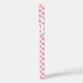 Cute Pastel Pink Gingham Pattern Case-Mate iPhone Case (Achterkant / Links)