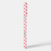 Cute Pastel Pink Gingham Pattern Case-Mate iPhone Case (Achterkant / Rechts)