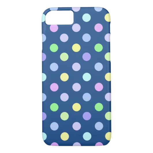 Cute Pastel Polka Dot Pattern Case-Mate iPhone Case (Achterkant)