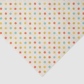 Cute Pastel Polka Dot Pattern Tissuepapier (Detail)