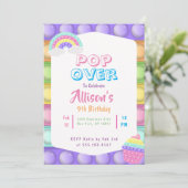 Cute Pastel Pop It Fidget Girls Birthday Kaart (Staand voorkant)