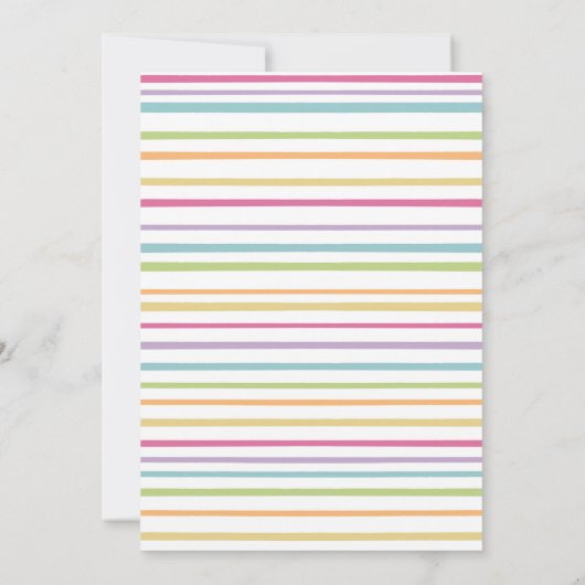 Cute Pastel Pop It Fidget Girls Birthday Kaart (Achterkant)