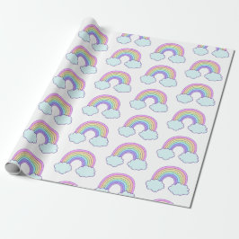 Cute Pastel Rainbow Cadeaupapier