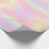 Cute Pastel Rainbow Marged Pattern Cadeaupapier (Hoek)