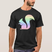 Cute Pastel Rainbow Squirrel T-shirt (Voorkant)