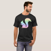 Cute Pastel Rainbow Squirrel T-shirt (Voorkant volledig)