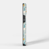 Cute pastel Rainbow Unicorn Pattern iPhone Hoesje (Rechterkant)