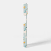 Cute pastel Rainbow Unicorn Pattern iPhone Hoesje (Rechterkant)