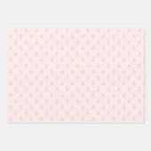 Cute Pastel Roze roze kerstbomen Pattern Inpakpapier Vel (Voorkant)