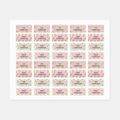 Cute Pastel School Patroon Thema Waterdicht Labels (Vel)