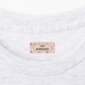 Cute Pastel School Patroon Thema Waterdicht Labels (Aangebracht)
