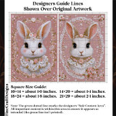 Cute Pastel Shabby Chic Bunny Pair EW8 Decoupage Tissuepapier