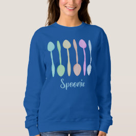 Cute Pastel Spoons "Spoonie" Sweatshirt