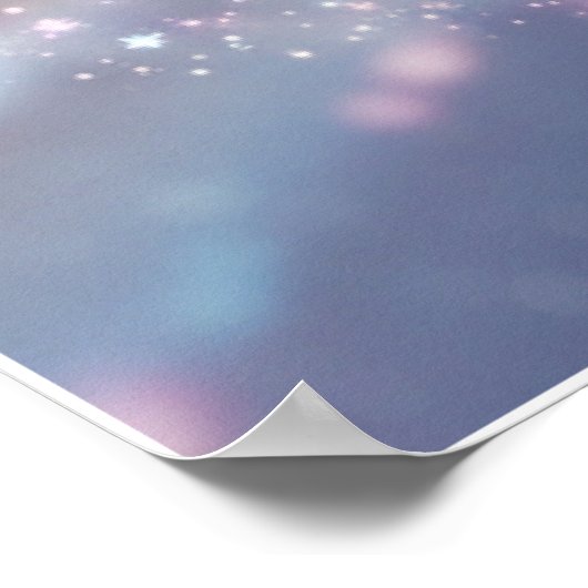 Cute Pastel Star Fairy Art Poster (Hoek)