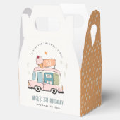Cute Pastel Sweet Time Ice Cream Birthday Bedankdoosjes (Geopend)