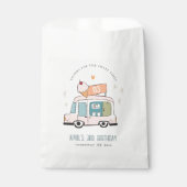 Cute Pastel Sweet Time Ice Cream Birthday Bedankzakje (Voorkant)