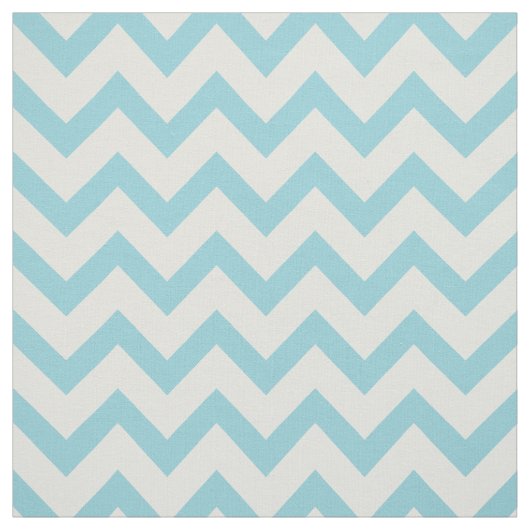 Cute pastel turquoise chevron patroon stof (Swatch)