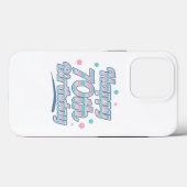 Cute Pastel Viering 70e verjaardag Case-Mate iPhone Case (Achterkant (horizontaal))