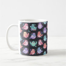 Cute Pastel Vogel - Kawaii Zangvogels & Baby Vogel