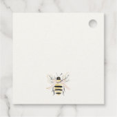 Cute Pastel Watercolor Honey Jar Baby Shower Bedankjes Labels (Achterkant)