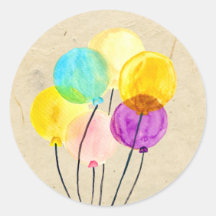 Cute pastel waterverf ballonnen
