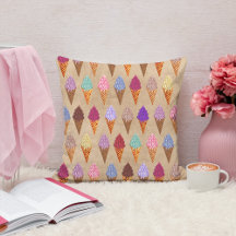 Cute Pastel Waterverf Ice Cream Baby Girl Nursery