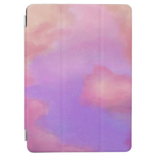 Cute Pastel Waterverf Sky met sterren iPad Air Cover