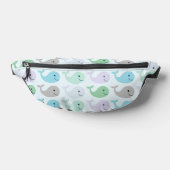 Cute Pastel Whale Patroon Heuptasje (Liggend)