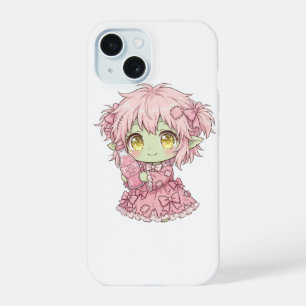 Cute Pastel Wilde Ghoul Meisje T-Shirt - Kawaii Ro iPhone 15 Case